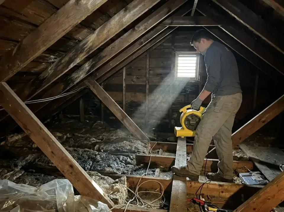 attic-water-damage-drying-proc-007 — frequently asked questions, Emergency Water Extraction & 24/7 Flood Response in Cherryv…